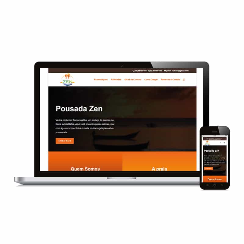 Atualização e integração de Plug-ins em Site WordPress - Pousada Zen